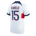 Paris Saint-Germain Danilo Pereira #15 Voetbalkleding Uitshirt 2023-24 Korte Mouwen